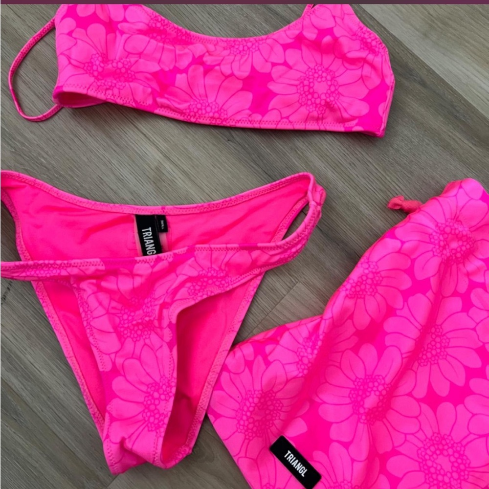 Triangl Swimwear Hot Pink Bikini